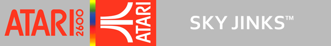 Sky Jinks logo for Atari 2600